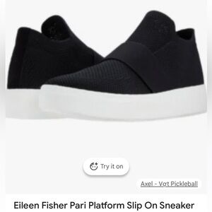 Eileen Fisher Pari Slip-On Shoes (BLACK)